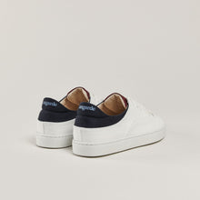 Charger l&#39;image dans la galerie, Sneakers homme after surf en raisin couleur blanc et marine bordeaux en packshot en vue arrière