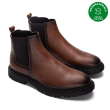 Charger l&#39;image dans la galerie, bottines Chelsea marron homme