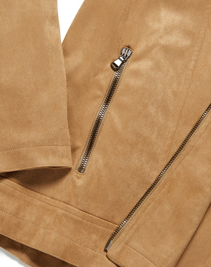 veste en daim vegan