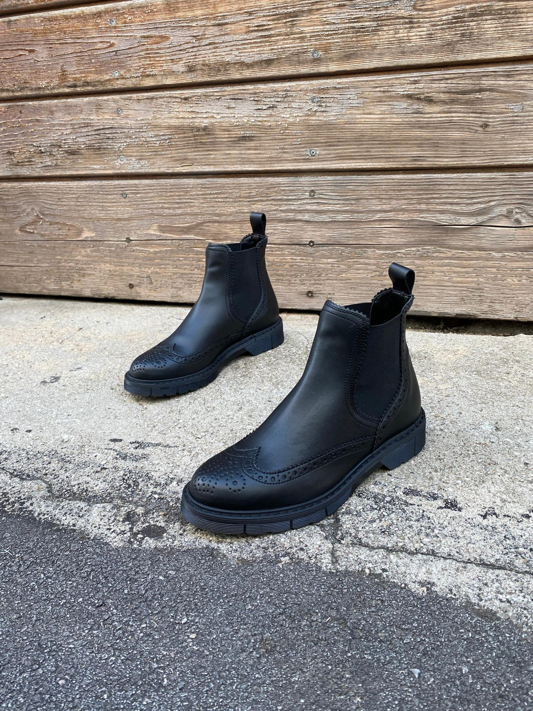 bottines noire vegan 
