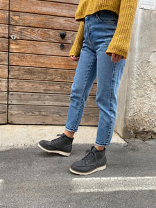 bottines vegan gris