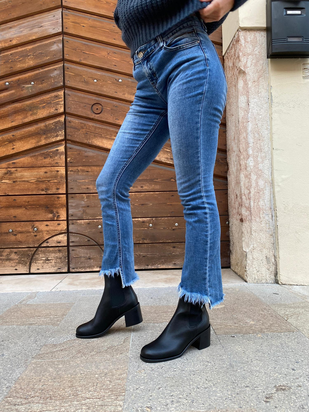 bottines noires eco responsables et vegan élégantes à talons