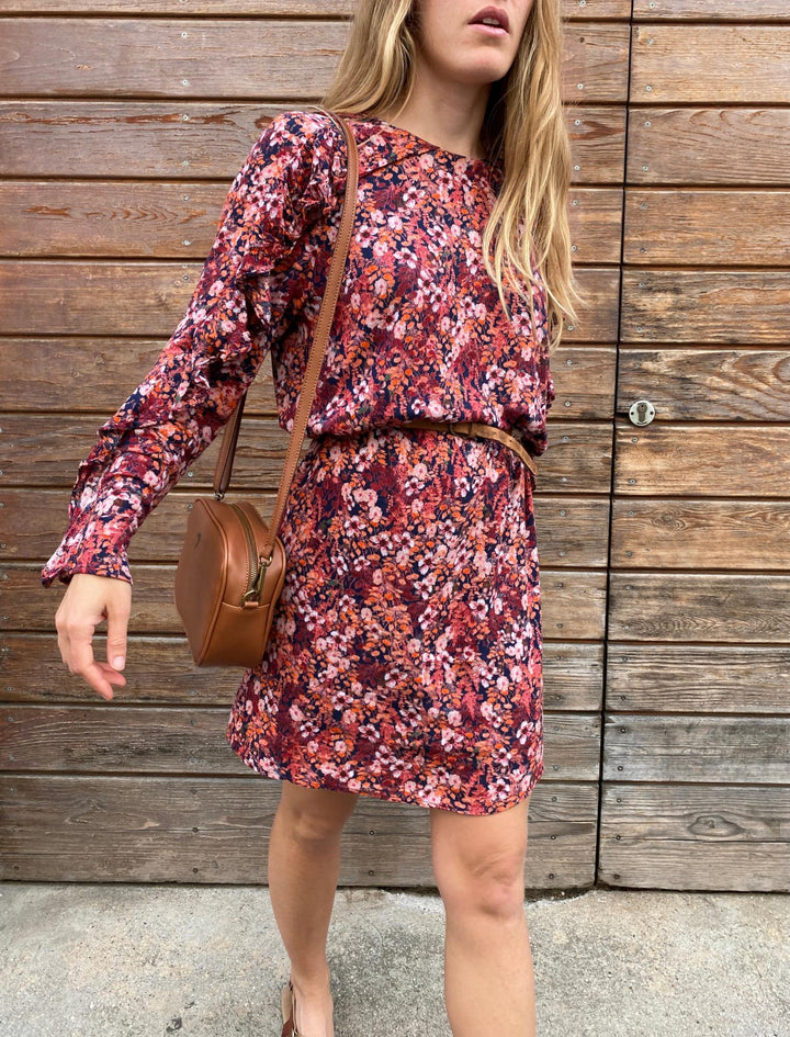sac vegan marron bandoulière amovible