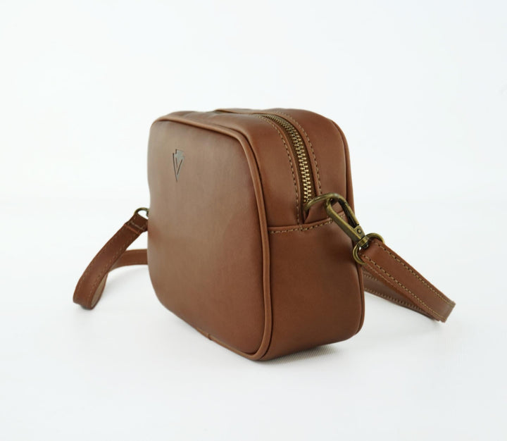 sac vegan marron bandoulière amovible