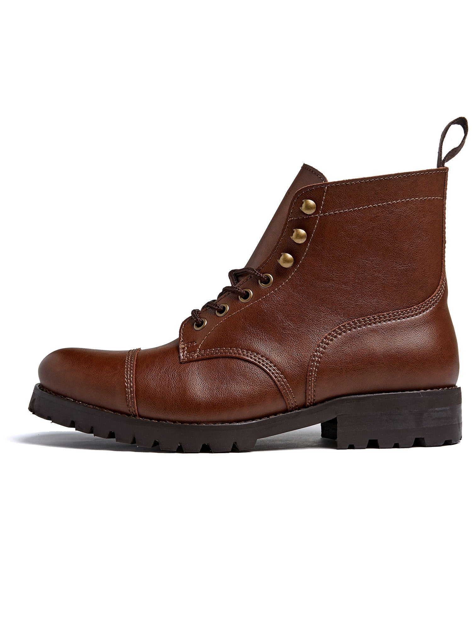 Worker Style Ankle Boots in Vegan Leather Will s Work Boots Zebra Vegan Shop